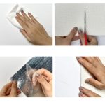 Set 2x Rola Tapet 3D Autoadeziv, Design In Relief, Culoare Alb, Dimensiune 280 x 50 cm, 2.4 mm