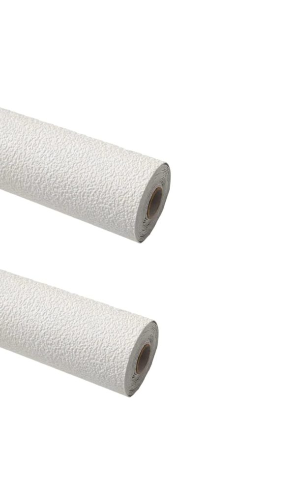 Set 2x Rola Tapet 3D Autoadeziv, Design In Relief, Culoare Alb, Dimensiune 280 x 50 cm, 2.4 mm