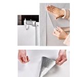 Set 2x Rola Tapet 3D Autoadeziv, Design In Relief, Culoare Alb, Dimensiune 280 x 50 cm, 2.4 mm