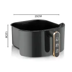 Friteuza Digitala - Air Fryer RAF - 6L, Control Tactil, cu functie AirCrisp si Auto-Oprire, 1500W