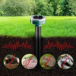 2xAparatul solar ultrasonic pentru rozătoare și cârtițe 3 2xAparatul solar ultrasonic pentru rozătoare și cârtițe