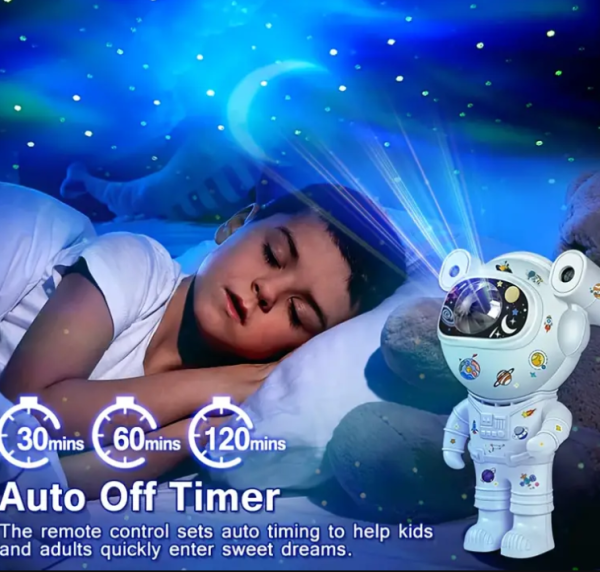 ASTRONAUT1 Proiector Astronaut, cu stickere autoadezive, conexiune Bluetooth