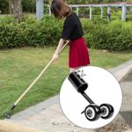 Aparat pentru smulgerea buruienilor din spatiile inguste