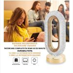 Veioza ambientala cristal, 3 moduri iluminare, cald/rece/neutru 2 Veioza ambientala cristal, 3 moduri iluminare, cald/rece/neutru