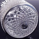 Decantor de vin rotativ de lux, din sticlă transparentă, set elegant 5 Decantor de vin rotativ de lux, din sticlă transparentă, set elegant