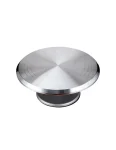 Platou cu picior rotativ pentru decorat tort, aluminium, diametru 30 cm si picior antiaderent