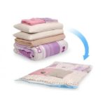 Set 12 Saci Vidat Transparenti pentru Depozitare, 60X80 cm 1 Set 12 Saci Vidat Transparenti pentru Depozitare, 60X80 cm