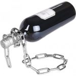 Lant metalic, suport pentru sticle de vin , Iluzia unei sticle de vin plutitoare