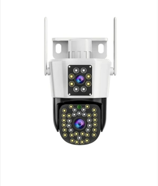 Camera Dubla WiFi Jortan - 6MP, Full HD 4K cu Alarma Integrata, Detectare Umana si Recunoastere Faciala